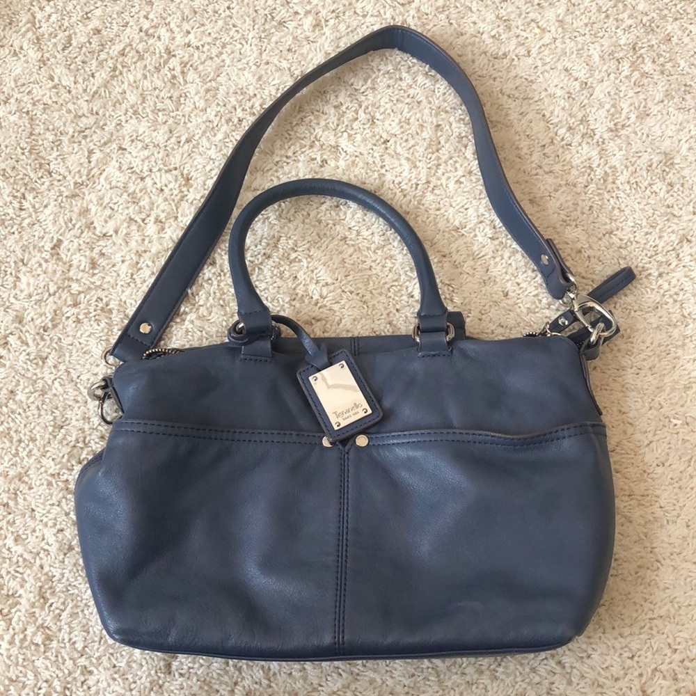 Tignanello blue purse